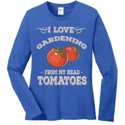 Funny Gardening Funny Gift Meaningful Gift Garden Growing Tomatoes Sweater Ladies Long Sleeve Shirt