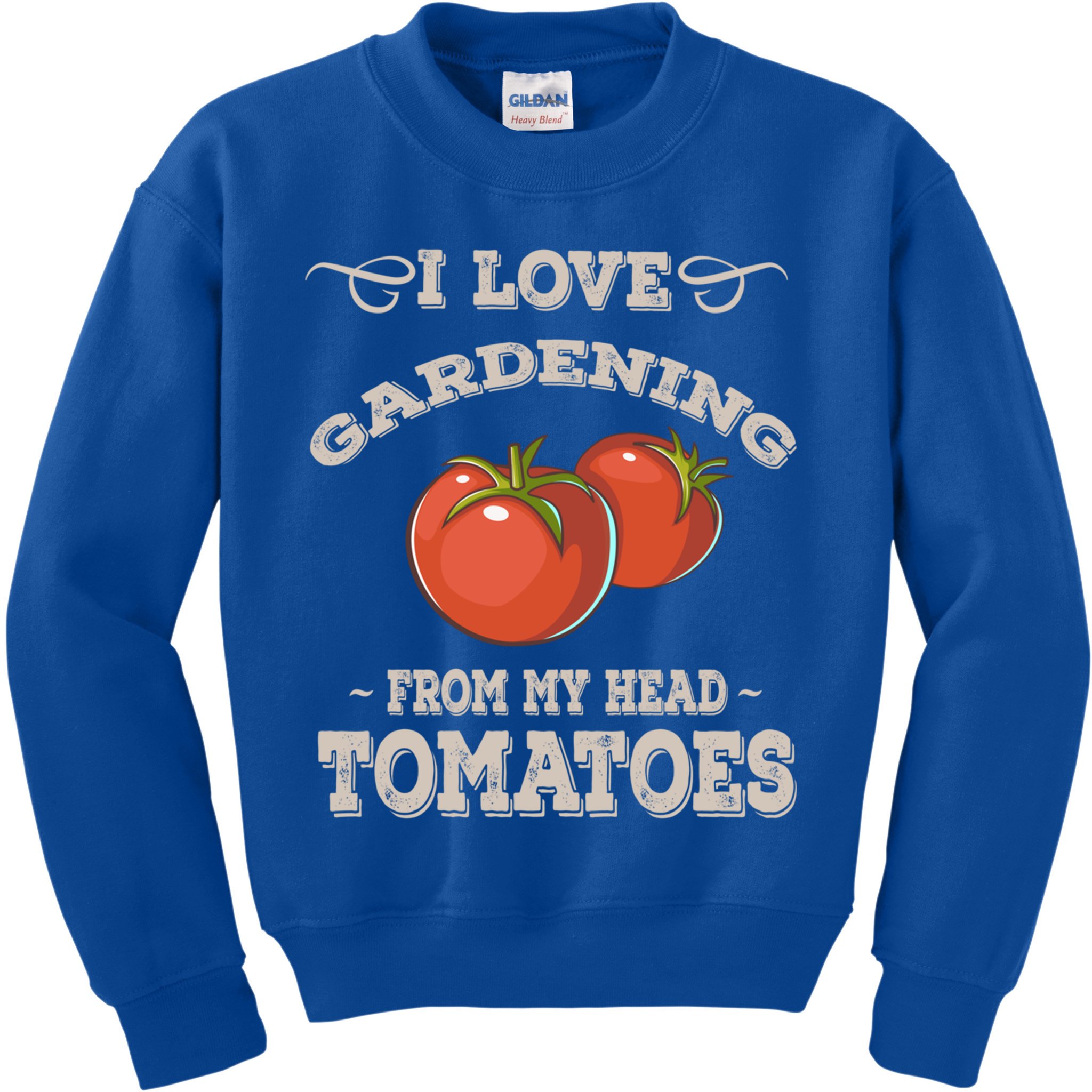 Funny Gardening Funny Gift Meaningful Gift Garden Growing Tomatoes Sweater Kids Sweatshirt