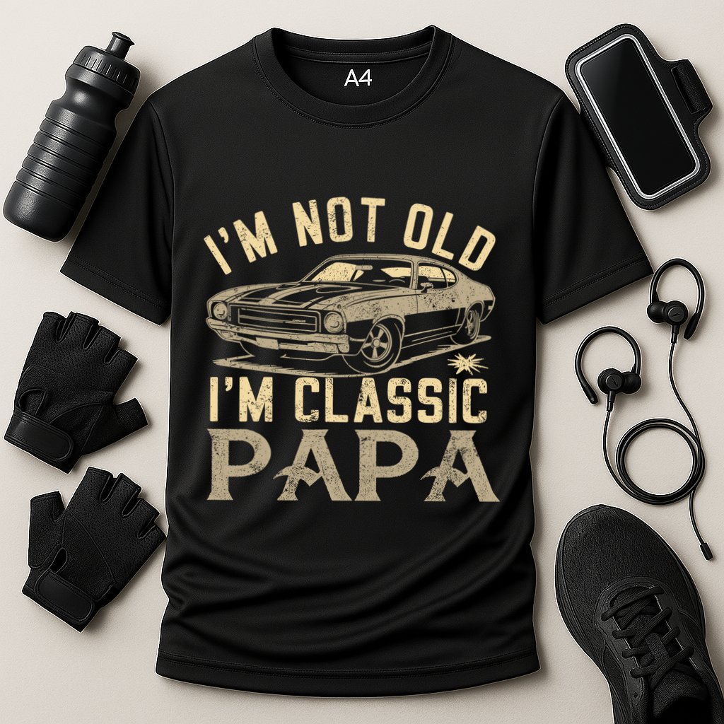Funny Gift For Papa Grandpa Greatpapa I Am Classic Papa Cooling Performance Crew T-Shirt