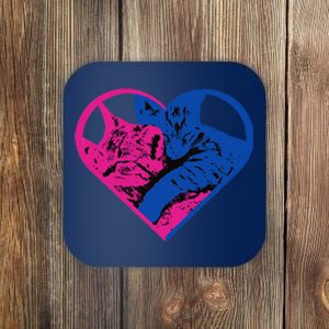 Funny Gril French Funny Cat Lovers Coaster