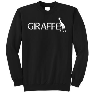 Funny Gift For Giraffe Lover Logo Sweatshirt