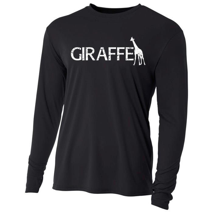 Funny Gift For Giraffe Lover Logo Cooling Performance Long Sleeve Crew