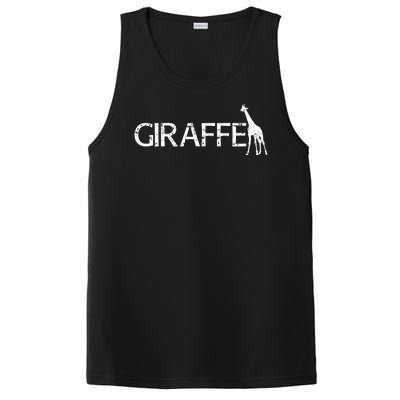 Funny Gift For Giraffe Lover Logo PosiCharge Competitor Tank