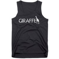 Funny Gift For Giraffe Lover Logo Tank Top