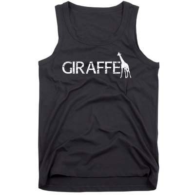 Funny Gift For Giraffe Lover Logo Tank Top