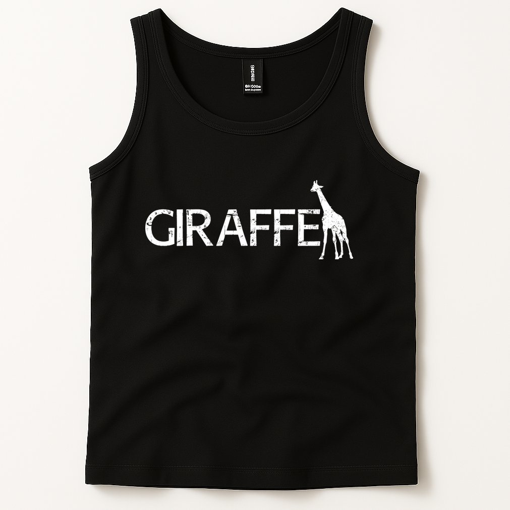 Funny Gift For Giraffe Lover Logo Tank Top