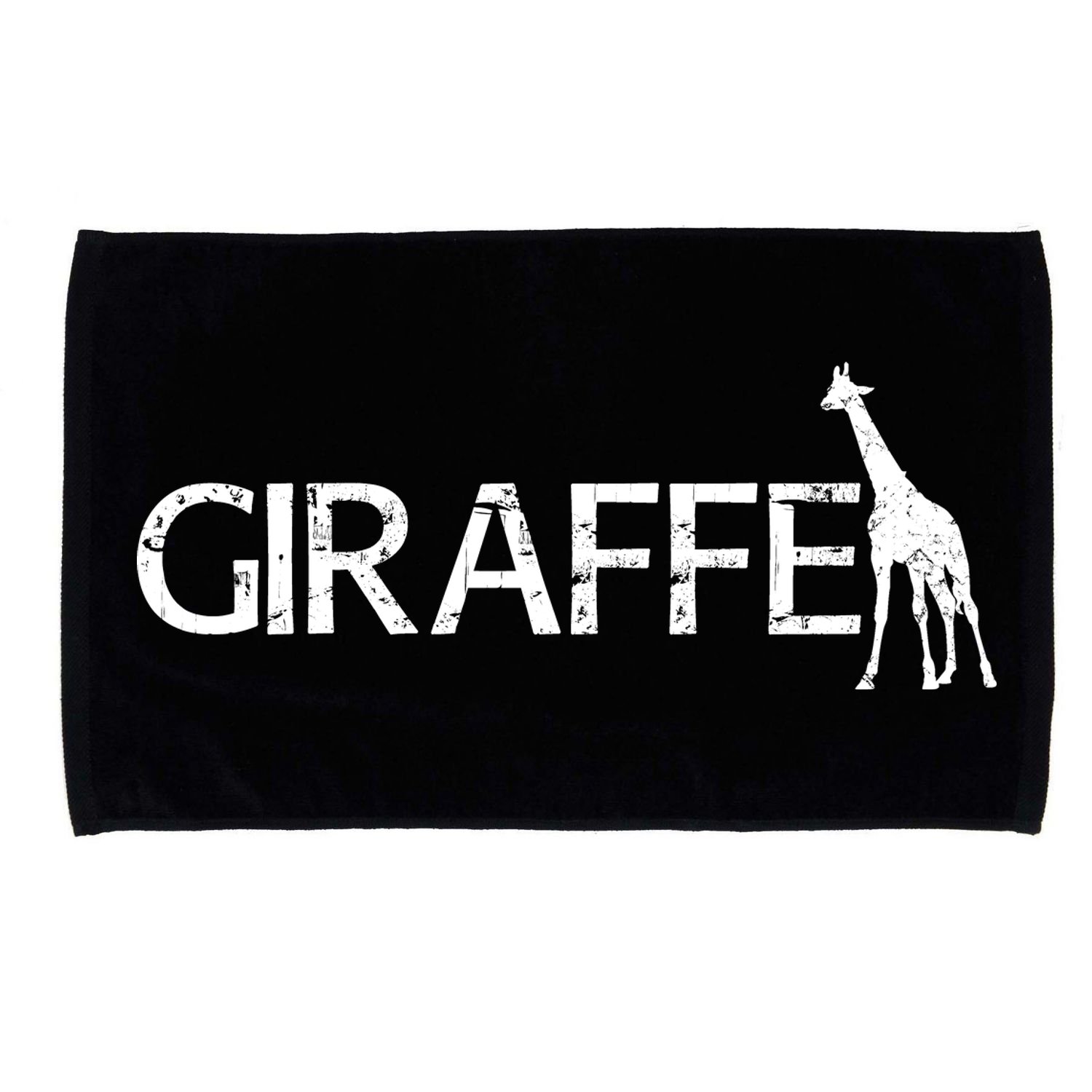 Funny Gift For Giraffe Lover Logo Microfiber Hand Towel