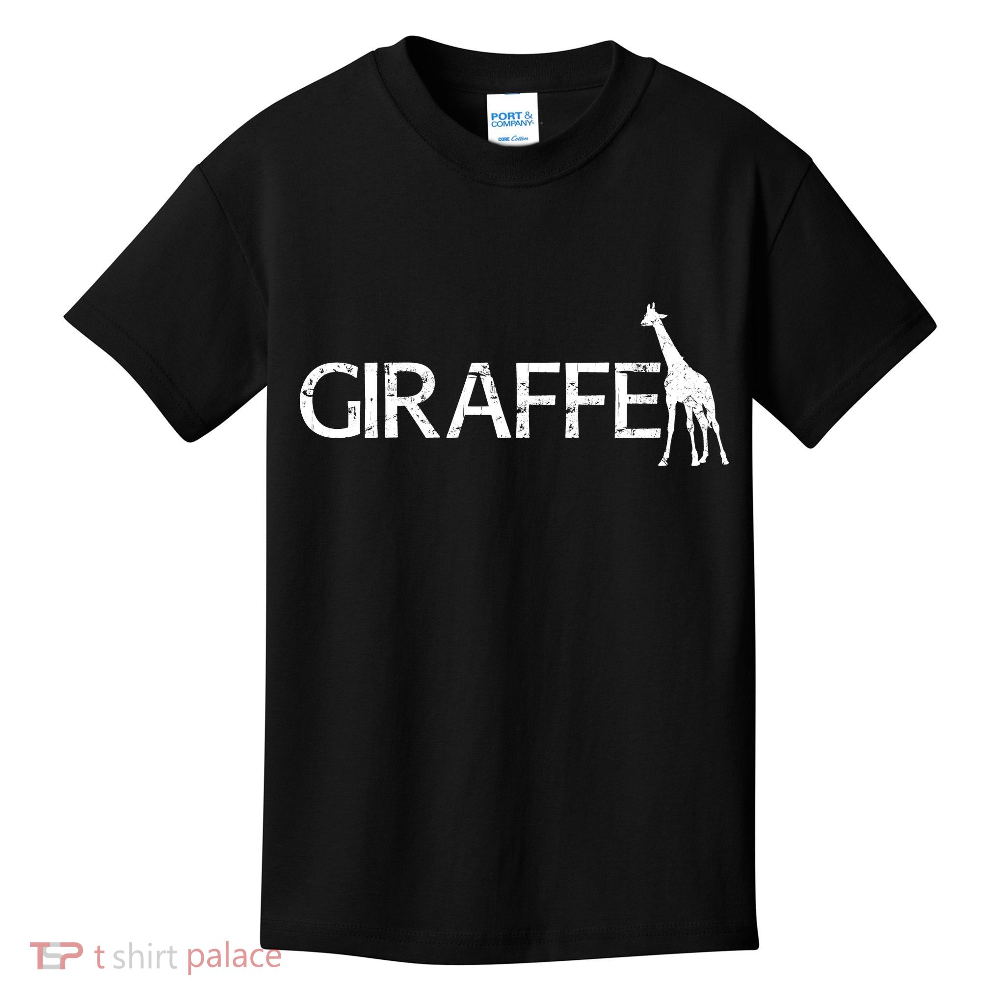Funny Gift For Giraffe Lover Logo Kids T-Shirt