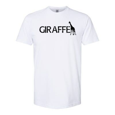 Funny Gift For Giraffe Lover Logo Softstyle® CVC T-Shirt