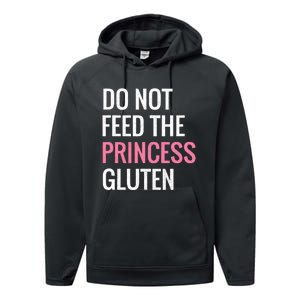 Funny Gluten Free Design Gluten Free Princess Designs Performance Fleece Hoodie