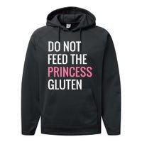 Funny Gluten Free Design Gluten Free Princess Designs Performance Fleece Hoodie