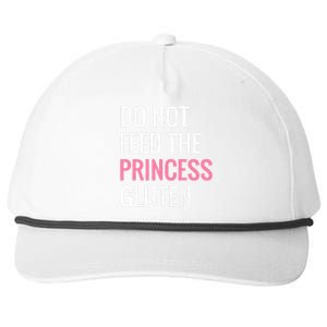 Funny Gluten Free Design Gluten Free Princess Designs Snapback Five-Panel Rope Hat