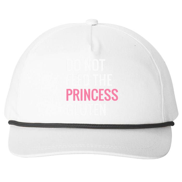 Funny Gluten Free Design Gluten Free Princess Designs Snapback Five-Panel Rope Hat