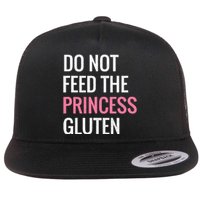 Funny Gluten Free Design Gluten Free Princess Designs Flat Bill Trucker Hat