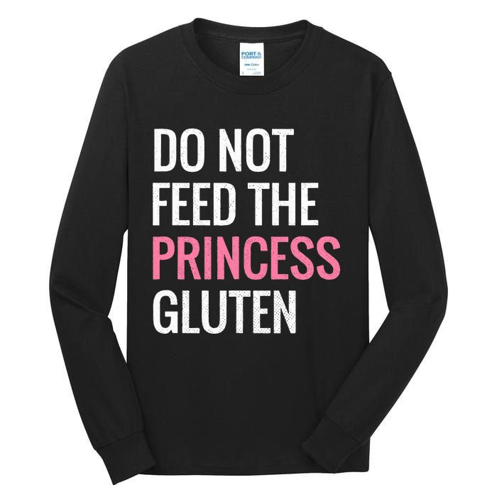 Funny Gluten Free Design Gluten Free Princess Designs Tall Long Sleeve T-Shirt