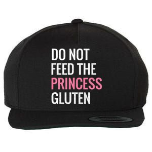 Funny Gluten Free Design Gluten Free Princess Designs Wool Snapback Cap