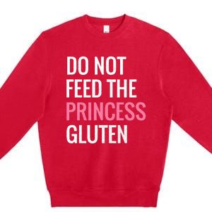 Funny Gluten Free Design Gluten Free Princess Designs Premium Crewneck Sweatshirt