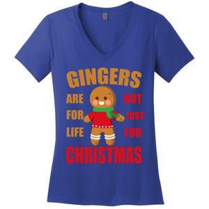 Funny Gingers For Life Not Just For Christmas Gift Idea Gift Women's V-Neck T-Shirt