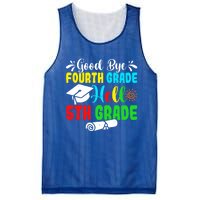 Fun Goodbye Fourth Grade Hello 5Th Grade Last Day Of School Great Gift Mesh Reversible Basketball Jersey Tank