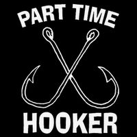 Fishing Gear Funny Part Time Vintage Gift Hooker Backpack