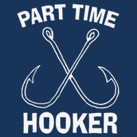 Fishing Gear Funny Part Time Vintage Gift Hooker Bucket Hat