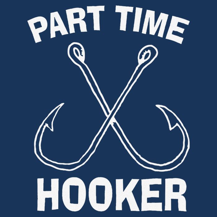Fishing Gear Funny Part Time Vintage Gift Hooker Bucket Hat