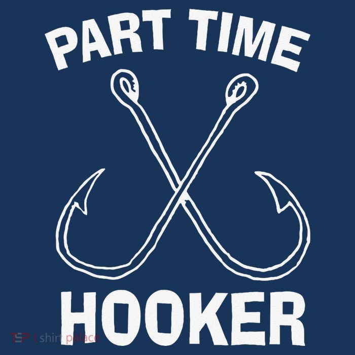 Fishing Gear Funny Part Time Vintage Gift Hooker Kids T-Shirt