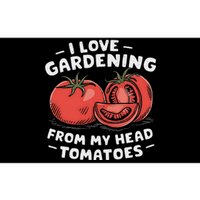 Funny Gardening From My Head Tomatoes Bumper Sticker