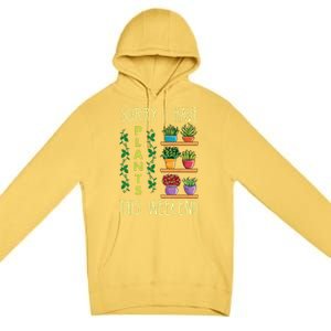 Funny Gardening Gift Succulent Gardener Mother's Day Plant Premium Pullover Hoodie