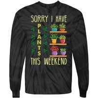 Funny Gardening Gift Succulent Gardener Mother's Day Plant Tie-Dye Long Sleeve Shirt