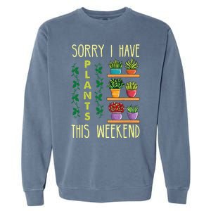 Funny Gardening Gift Succulent Gardener Mother's Day Plant Garment-Dyed Sweatshirt