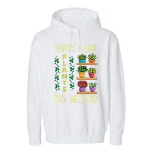 Funny Gardening Gift Succulent Gardener Mother's Day Plant Garment-Dyed Fleece Hoodie