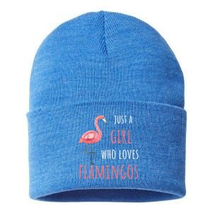 Flamingo Great Gift/ Gift Who Loves Flamingos Gift Sustainable Knit Beanie