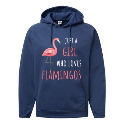 Flamingo Great Gift/ Gift Who Loves Flamingos Gift Performance Fleece Hoodie