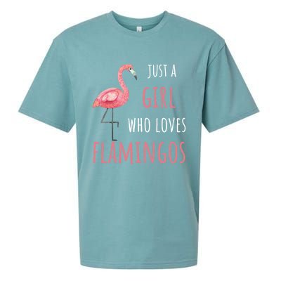 Flamingo Great Gift/ Gift Who Loves Flamingos Gift Sueded Cloud Jersey T-Shirt