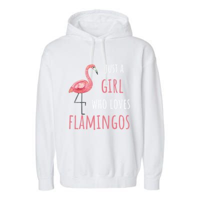 Flamingo Great Gift/ Gift Who Loves Flamingos Gift Garment-Dyed Fleece Hoodie