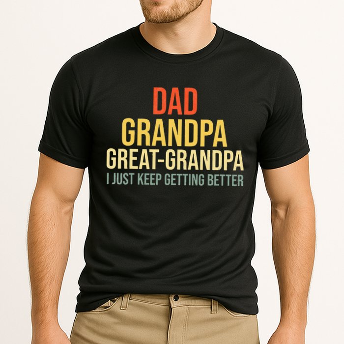 Funny Great Grandpa For Fathers Day Cooling Performance Crew T-Shirt