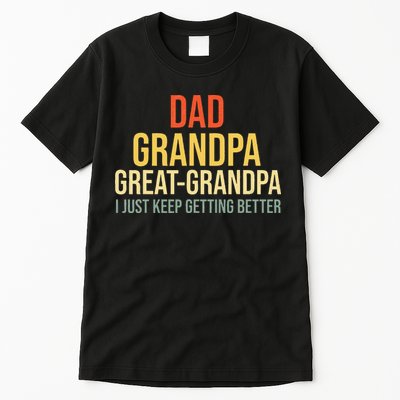 Funny Great Grandpa For Fathers Day Tall T-Shirt