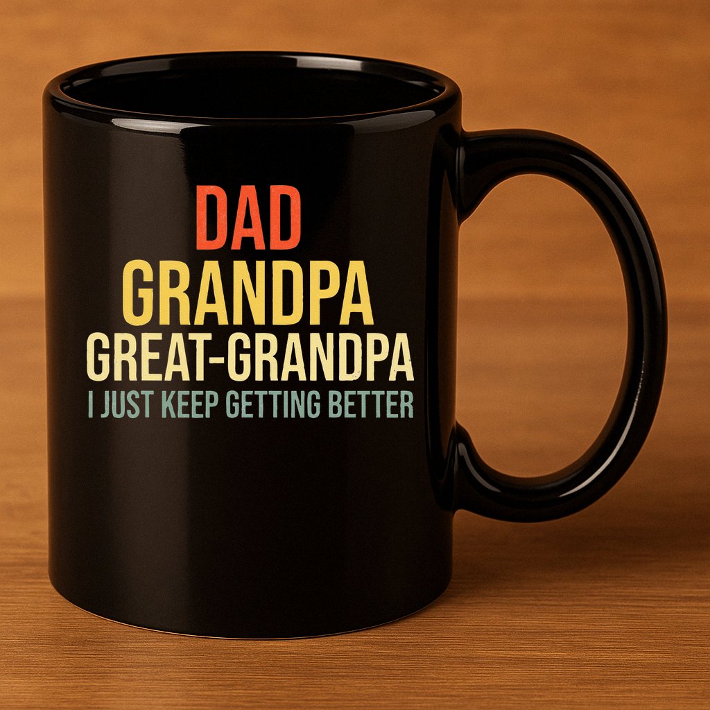 Funny Great Grandpa For Fathers Day 11oz C Handle Ceramic Mug