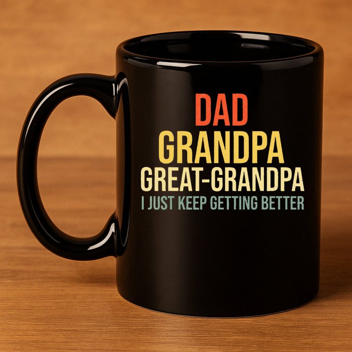 Funny Great Grandpa For Fathers Day 11oz C Handle Ceramic Mug