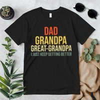 Funny Great Grandpa For Fathers Day Premium T-Shirt