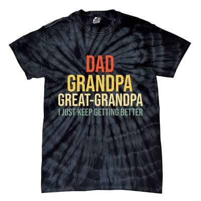 Funny Great Grandpa For Fathers Day Tie-Dye T-Shirt