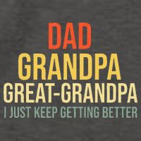 Funny Great Grandpa For Fathers Day Vector Backpack