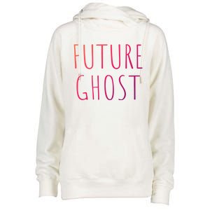 Future Ghost Gift Womens Funnel Neck Pullover Hood