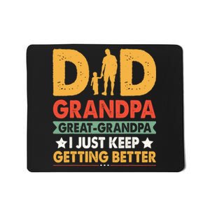 Funny Great Grandpa For Fathers Day Mousepad