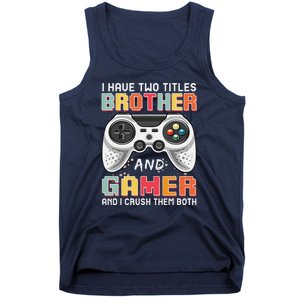 Funny Gamer Gaming Video Games Boy Brother Teens Tank Top