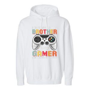 Funny Gamer Gaming Video Games Boy Brother Teens Garment-Dyed Fleece Hoodie