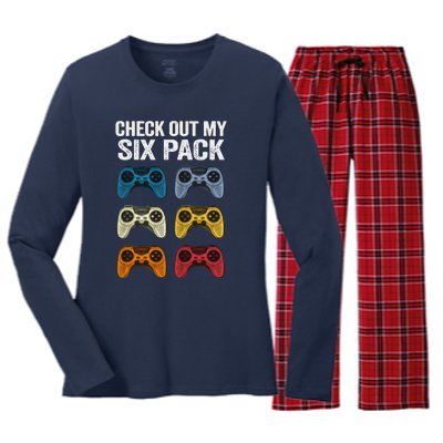 Funny Gamer Gifts For Teenage Boy 816 Year Old Gaming Women's Long Sleeve Flannel Pajama Set 