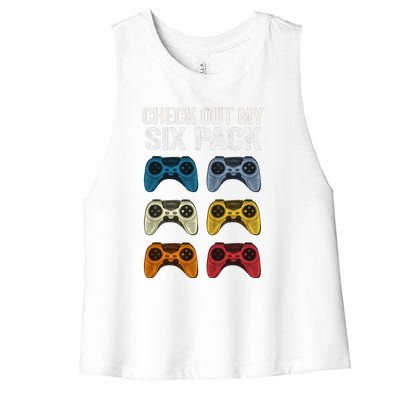 Funny Gamer Gifts For Teenage Boy 816 Year Old Gaming Women's Racerback Cropped Tank