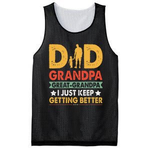 Funny Great Grandpa for Fathers Day Mesh Reversible Basketball Jersey Tank